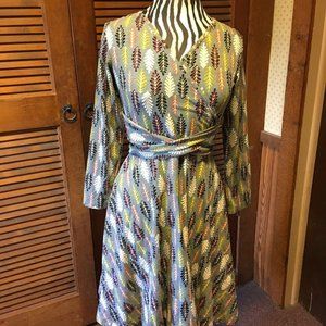 Effie's Heart Faux Wrap Dress with belt
